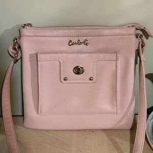 Elegant Pink Crossbody Bag